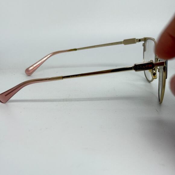 Coach HC5148 Brown Eyeglasses Frames Designer Eyewear Gold 54-17-140 H19395 - Picture 4 of 7